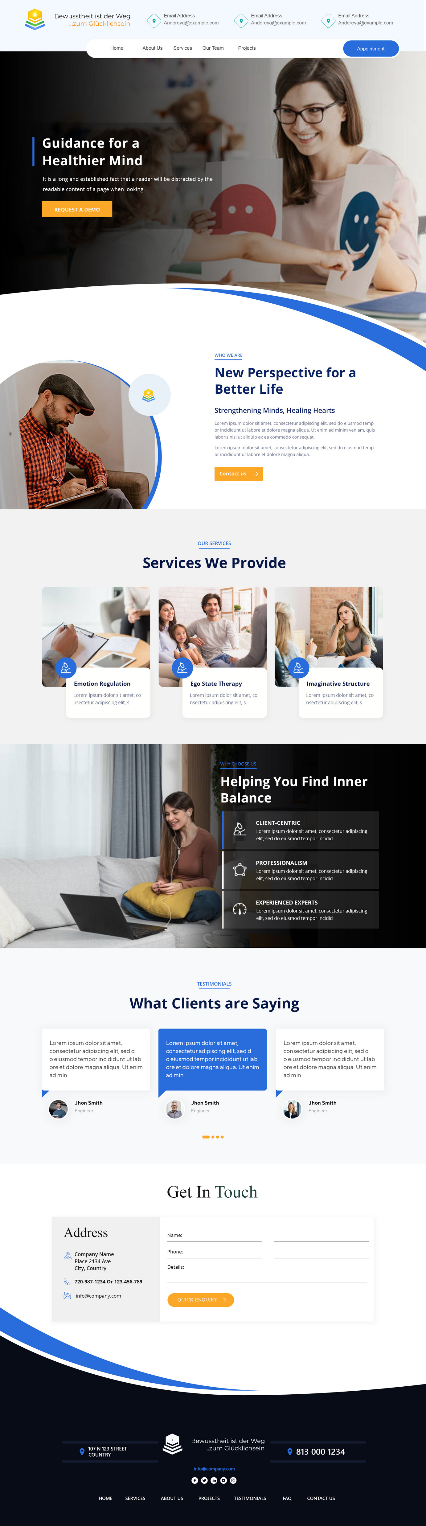Web Design by Andrew Asiimwe for Heilpraktiker | Design #33141226