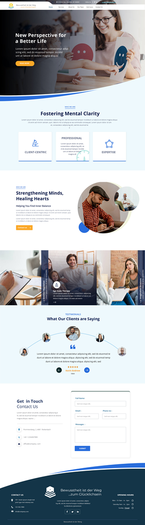 Web Design by Andrew Asiimwe for Heilpraktiker | Design: #33141231