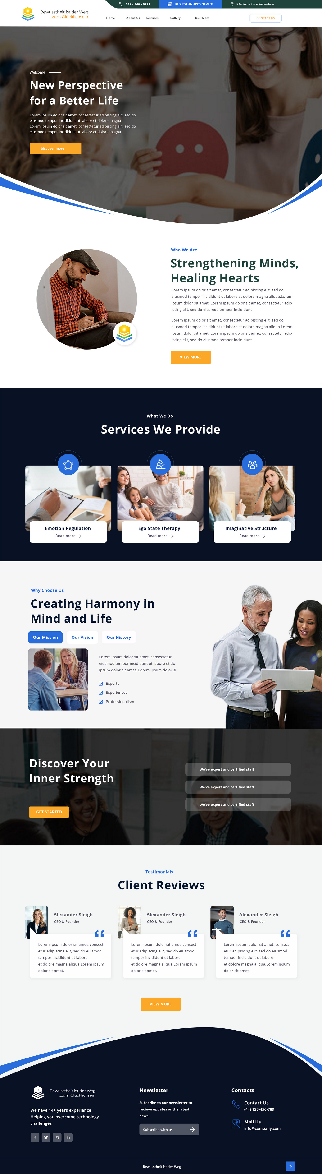Web Design by Andrew Asiimwe for Heilpraktiker | Design #33141739