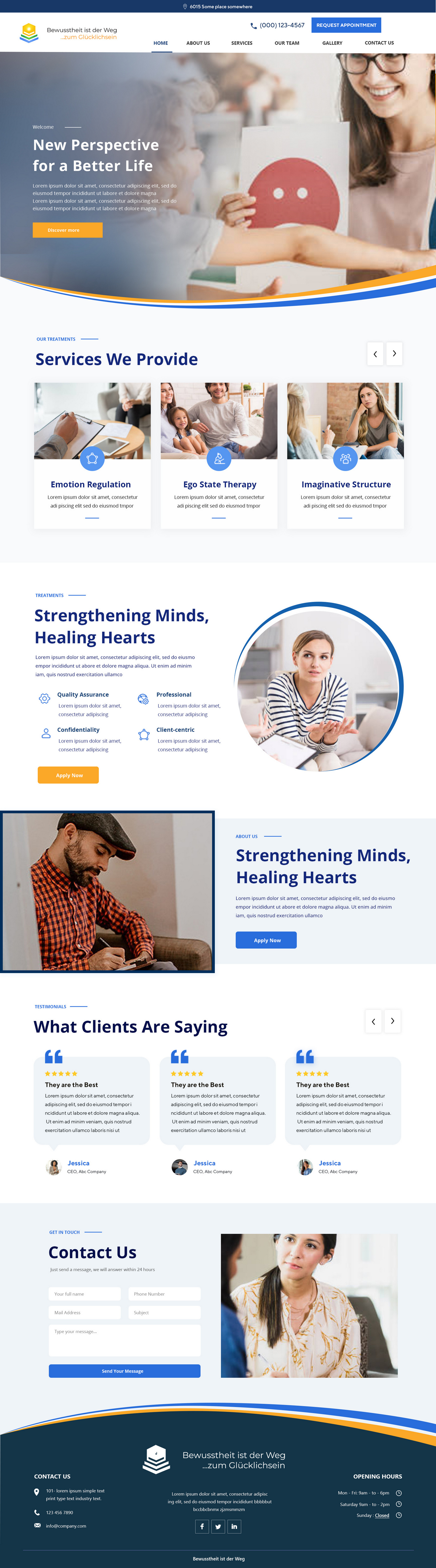 Web Design by Andrew Asiimwe for Heilpraktiker | Design #33141744