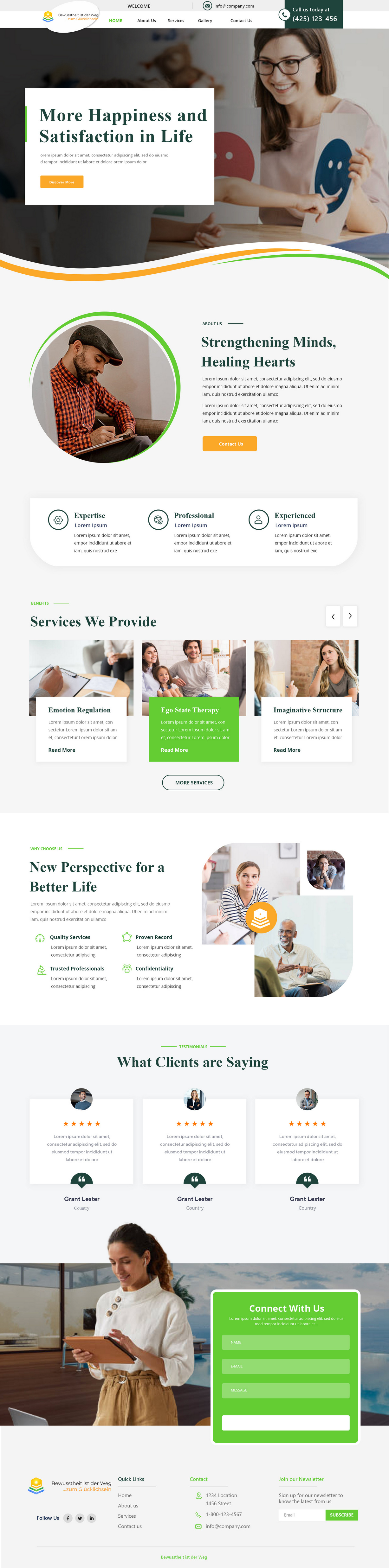 Web Design by Andrew Asiimwe for Heilpraktiker | Design #33143629