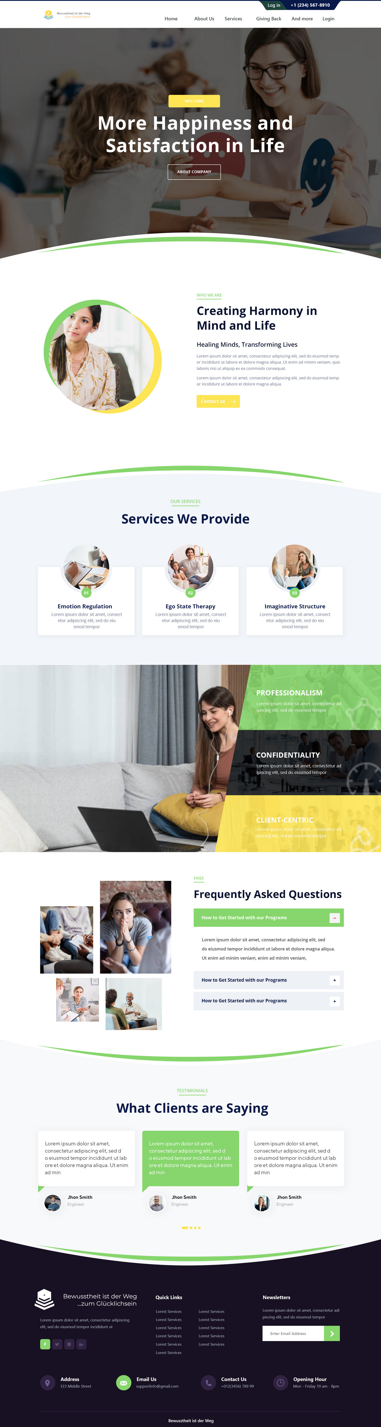 Web Design by Andrew Asiimwe for Heilpraktiker | Design #33143636