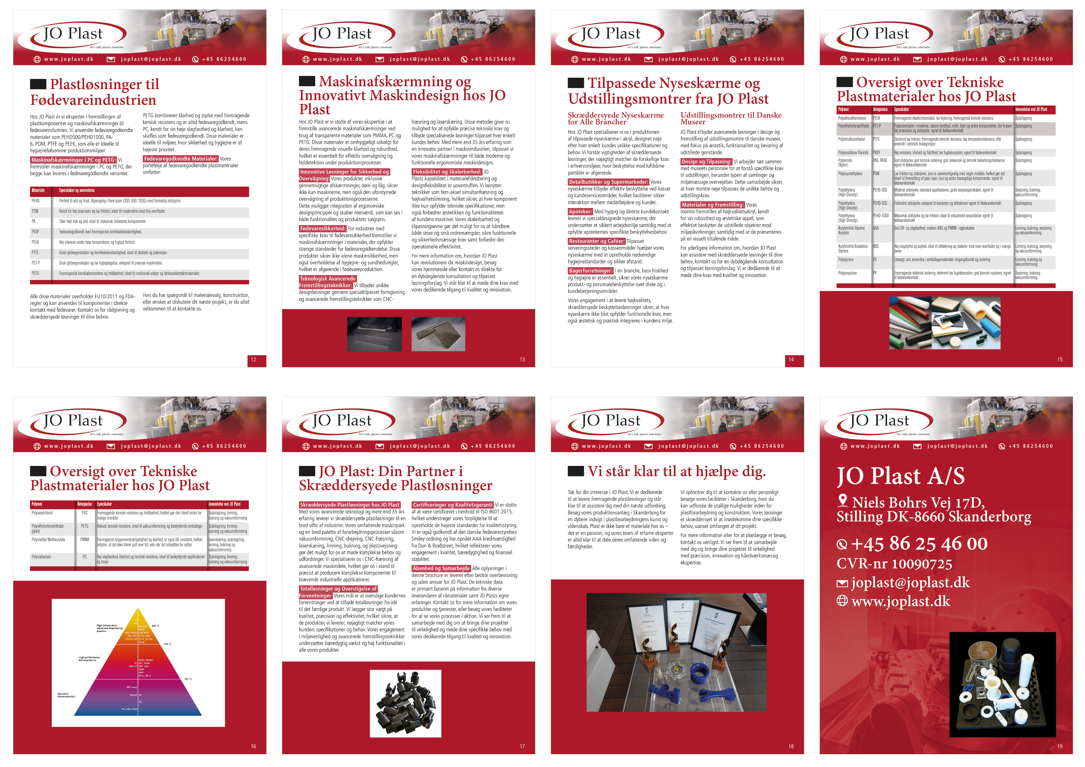 Diseño de Brochure por LOM para JO Plast A/S | Diseño #33148349