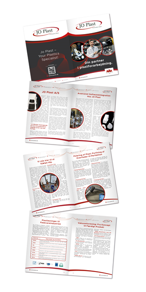 Brochure Design by Litadesign for JO Plast A/S | Design: #33163256