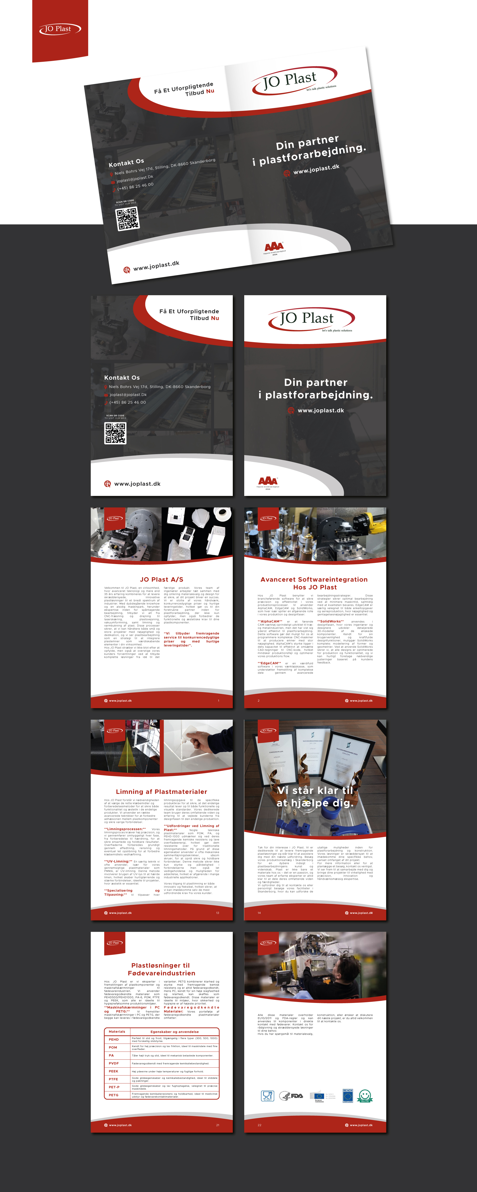 Brochure Design by Litadesign for JO Plast A/S | Design #33164617