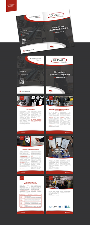 Brochure Design by Litadesign for JO Plast A/S | Design: #33164617