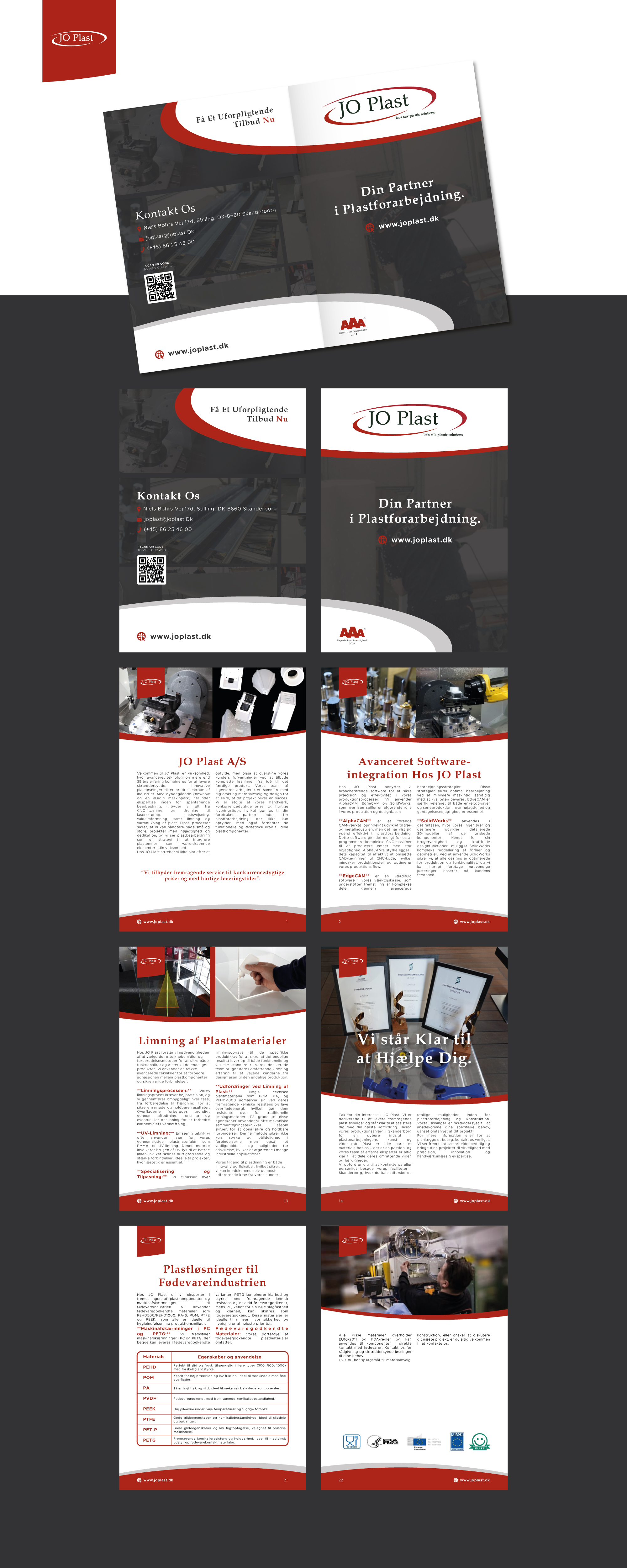 Brochure Design by Litadesign for JO Plast A/S | Design: #33164724