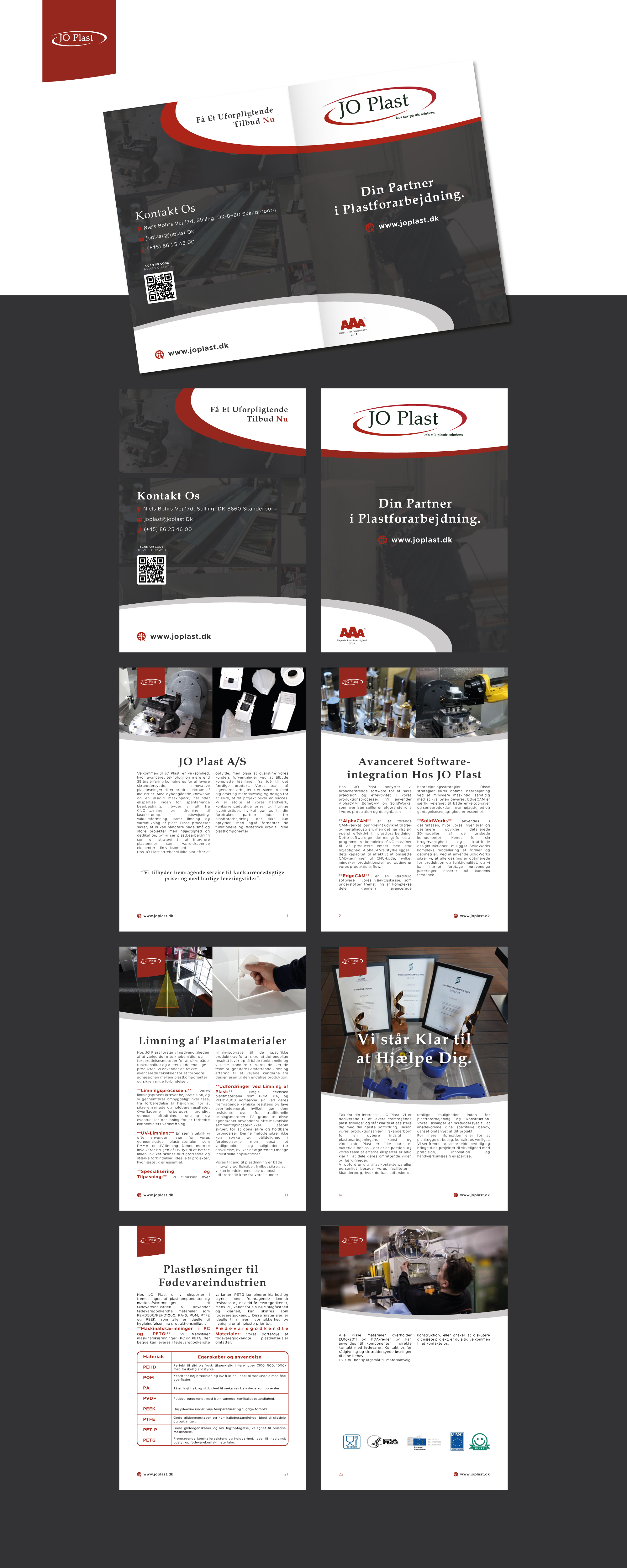Design de Brochure par Litadesign pour JO Plast A/S | Design #33175462
