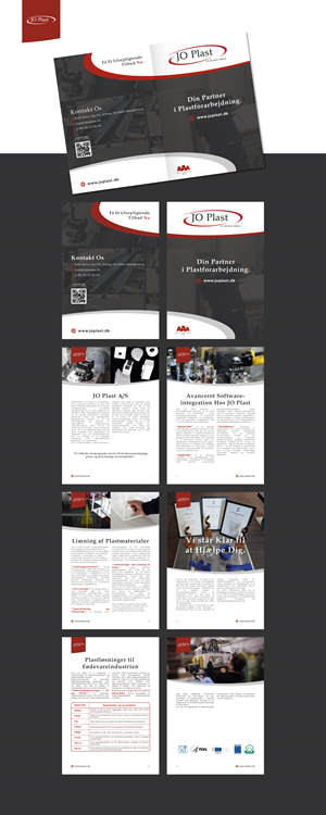 Brochure Design by Litadesign for JO Plast A/S | Design: #33175462