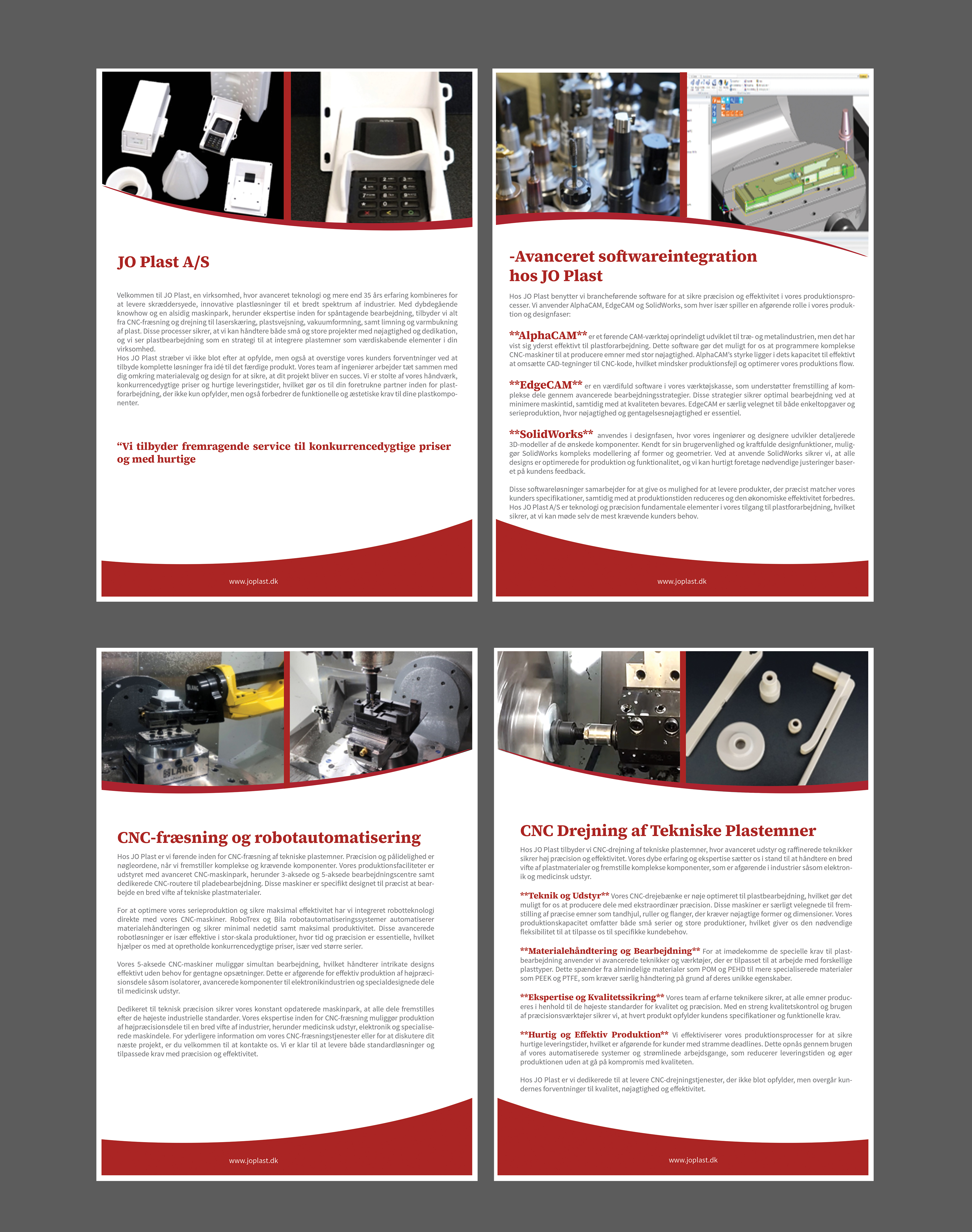 Brochure Design by Shabnum Khan for JO Plast A/S | Design #33168063