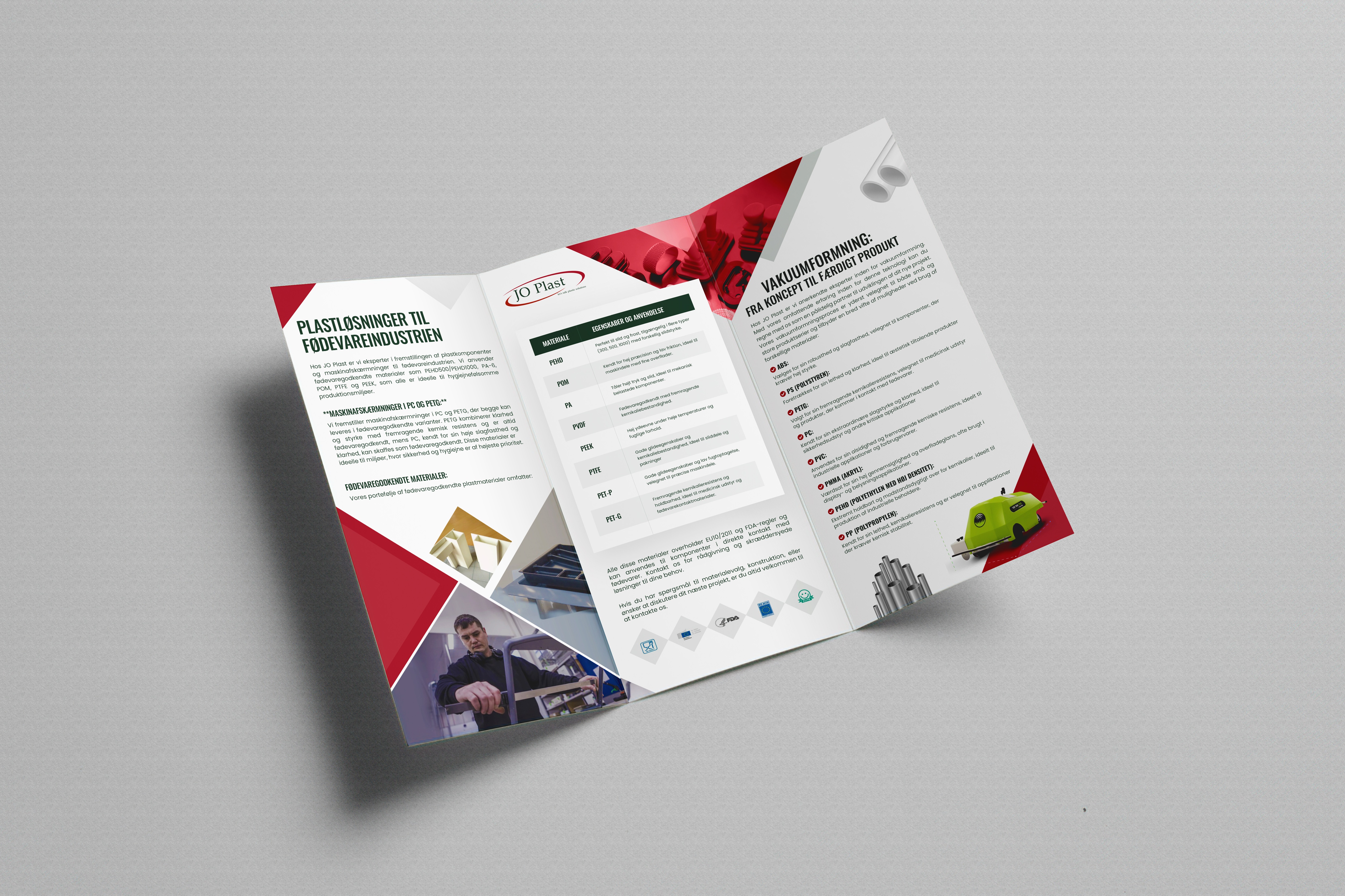 Brochure Design by nzdesigners for JO Plast A/S | Design #33186078