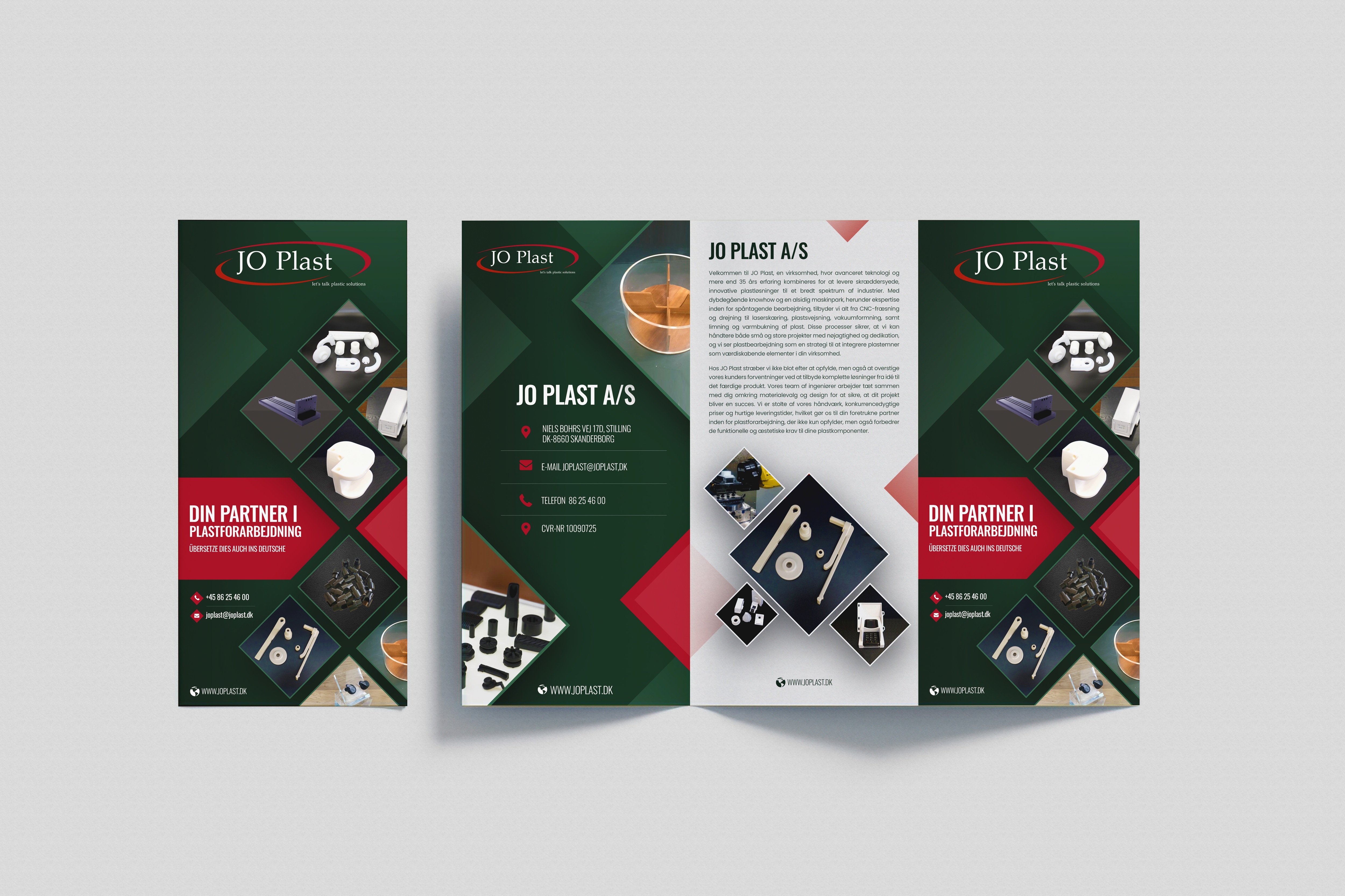 Diseño de Brochure por NZ Creatives para JO Plast A/S | Diseño #33186079