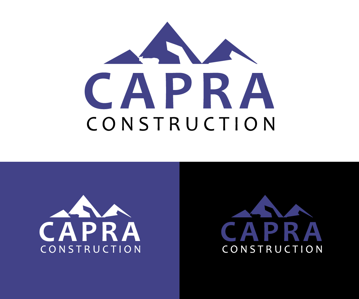 Logo Design by Kavth for Capra Construction | Design #33167240