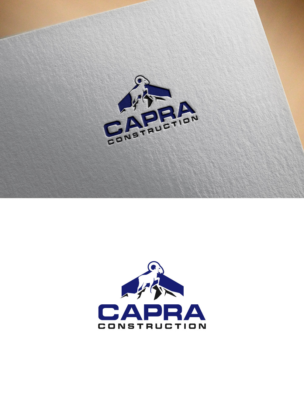 Logo Design by Christopher C for Capra Construction | Design: #33149817