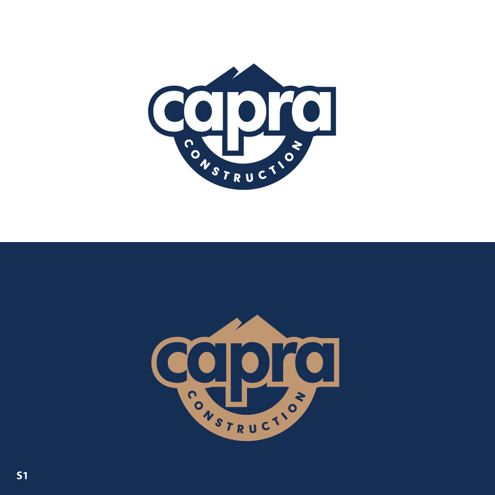 Logo Design by Sujit Banerjee for Capra Construction | Design #33149475