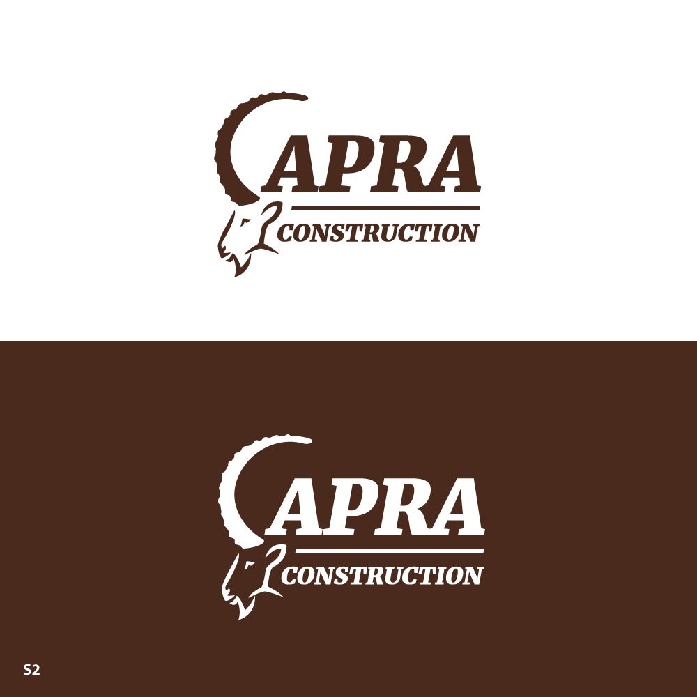 Logo Design by Sujit Banerjee for Capra Construction | Design #33149476