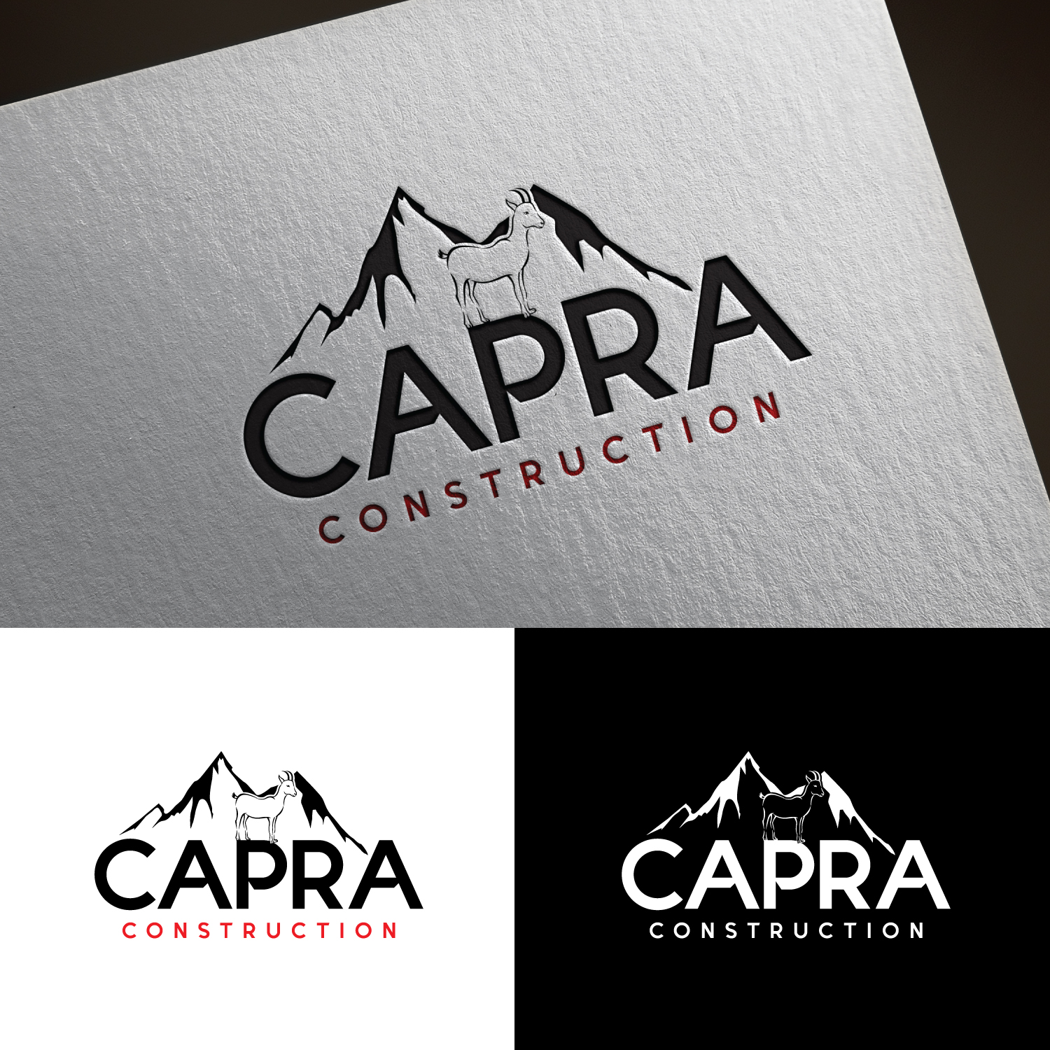 Logo Design by sankar999 for Capra Construction | Design #33149287