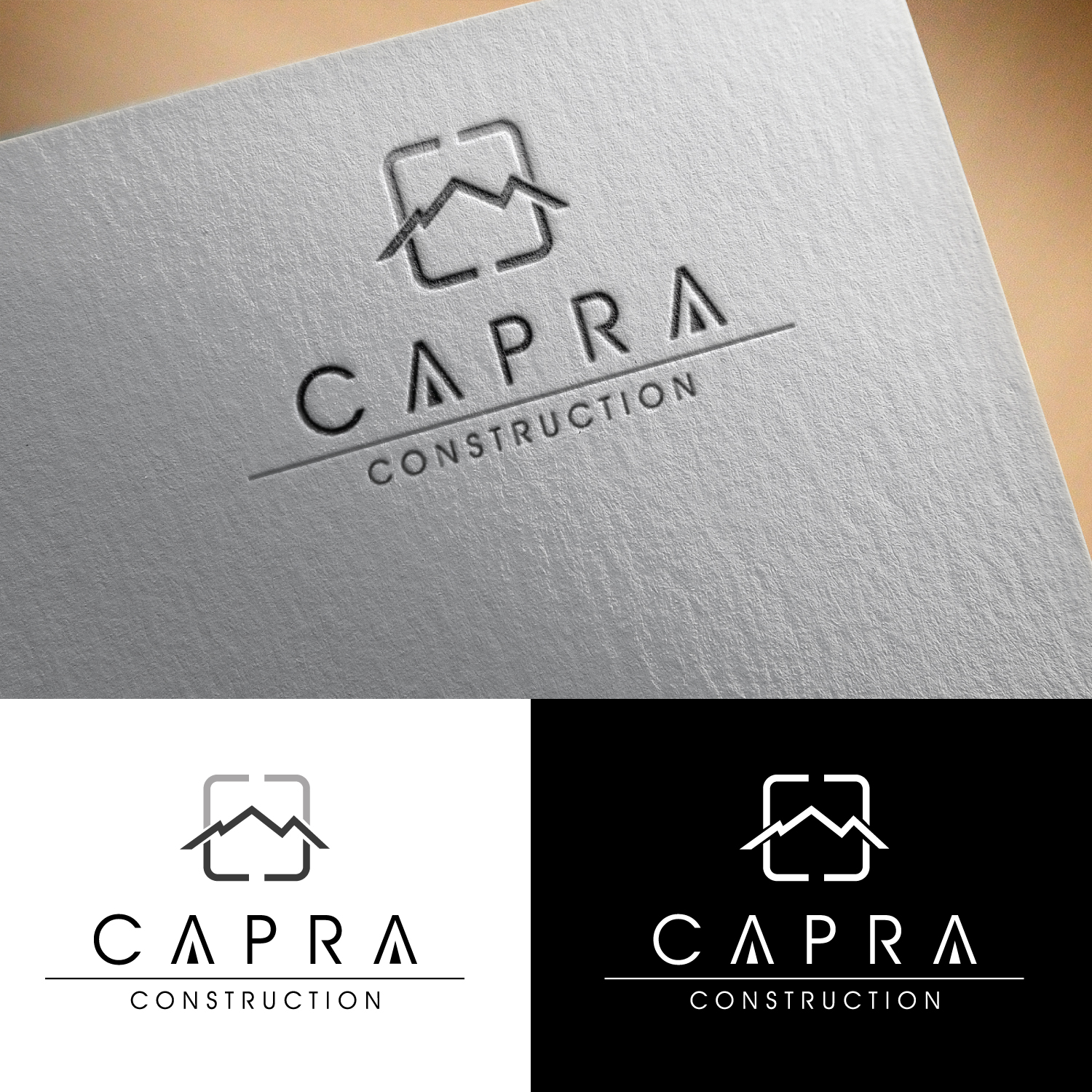 Logo Design by GODDREAMCREATION for Capra Construction | Design #33178754
