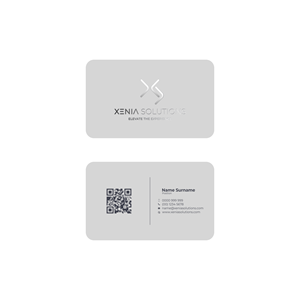 Xenia Solutions company logo + business card