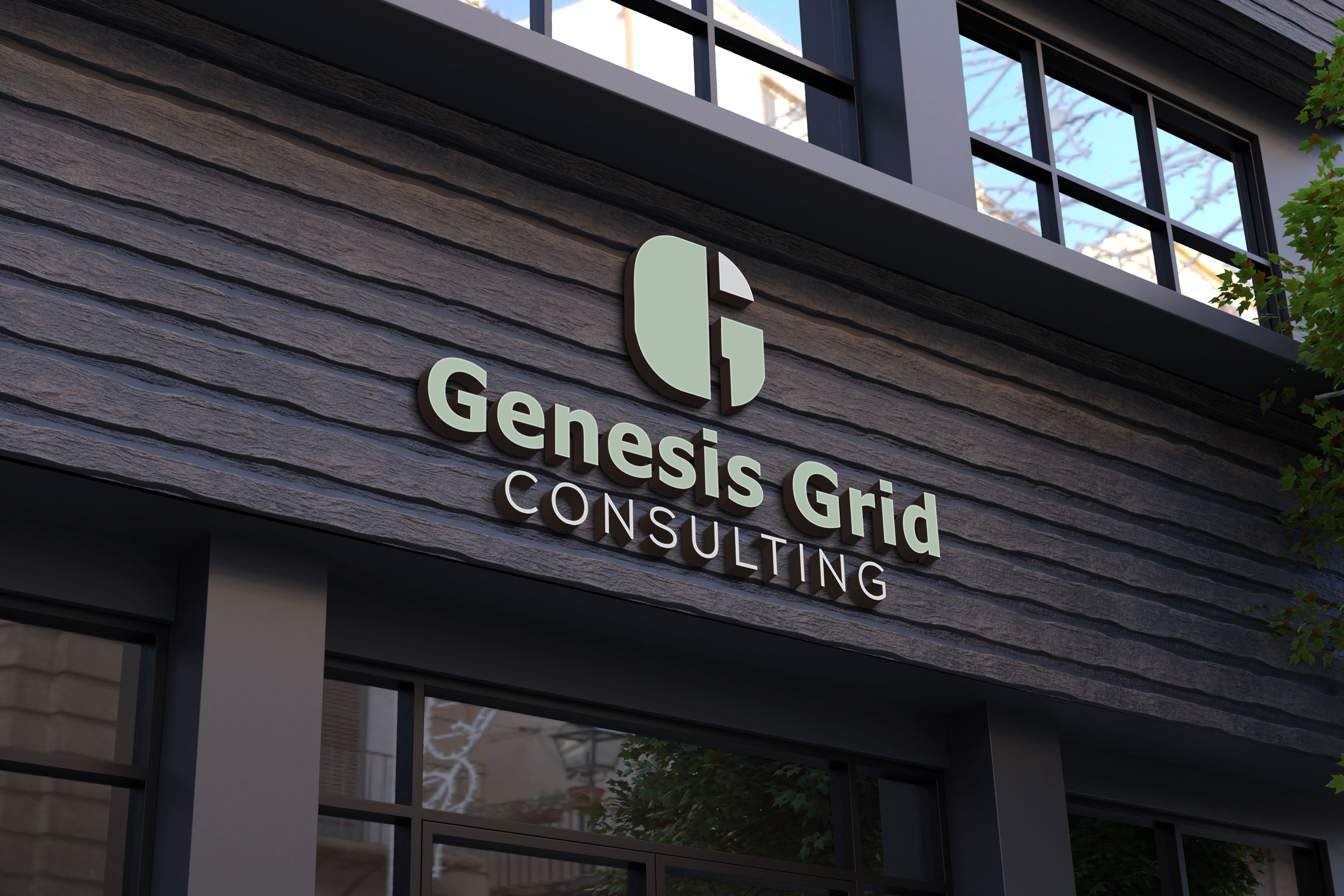Logo Design by Kavth for Genesis Grid Consulting | Design #33168495