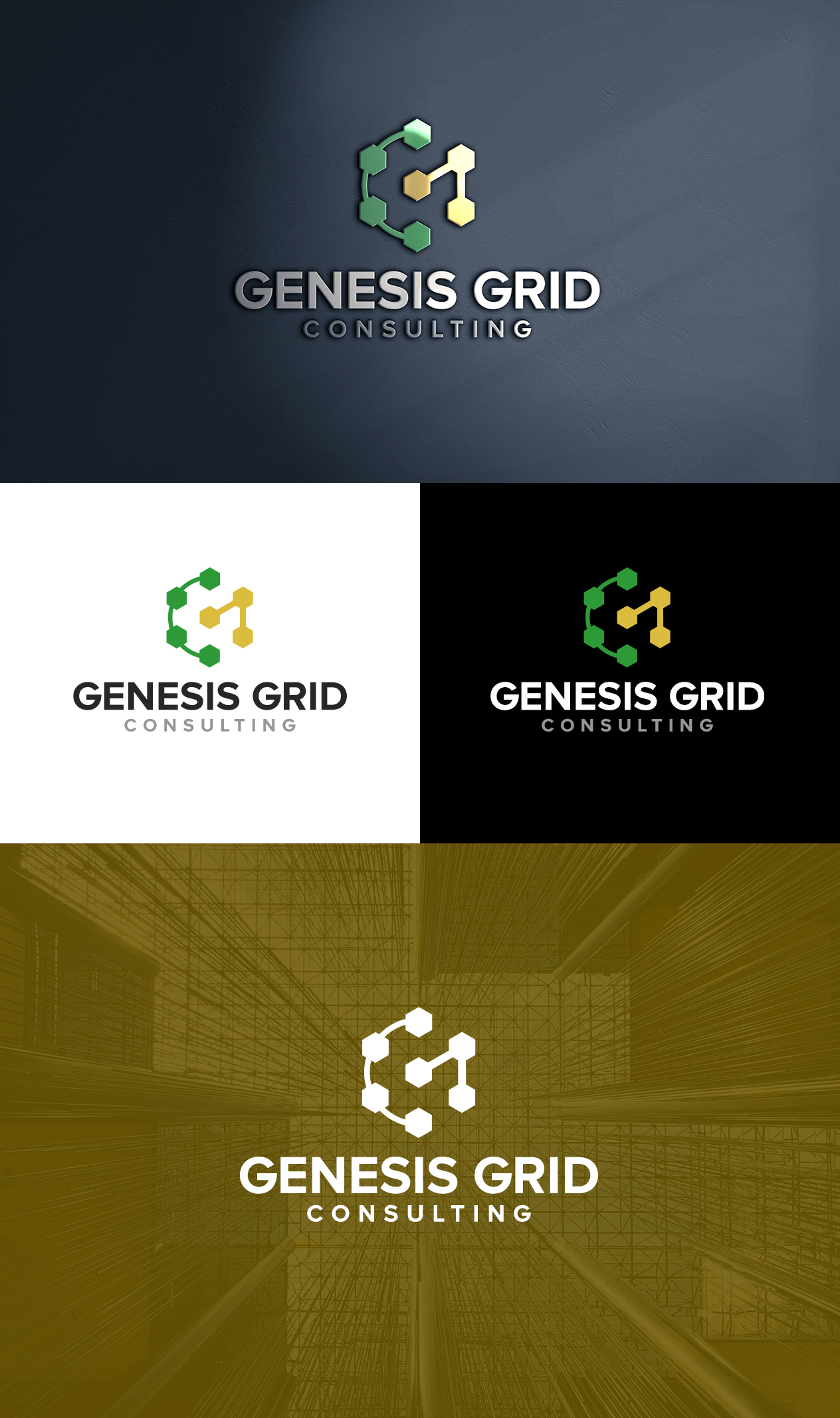 Logo Design by BehindSymbols for Genesis Grid Consulting | Design: #33173213