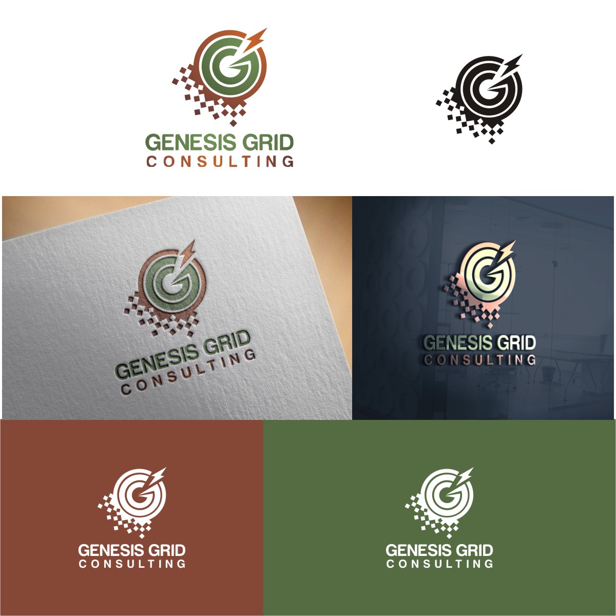 Diseño de Logo por N83touchthesky para Genesis Grid Consulting | Diseño #33152151