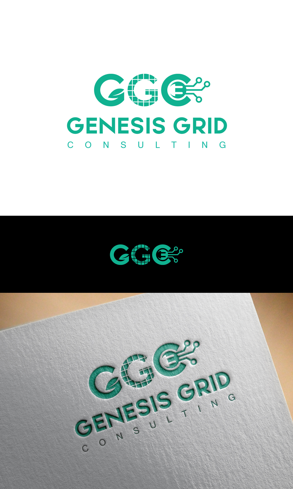 Logo Design by designertec for Genesis Grid Consulting | Design #33156649