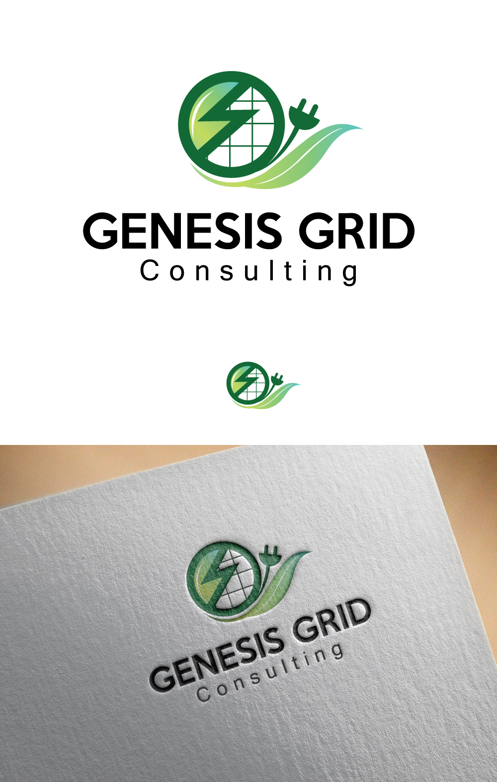 Diseño de Logo por designertec para Genesis Grid Consulting | Diseño #33156650