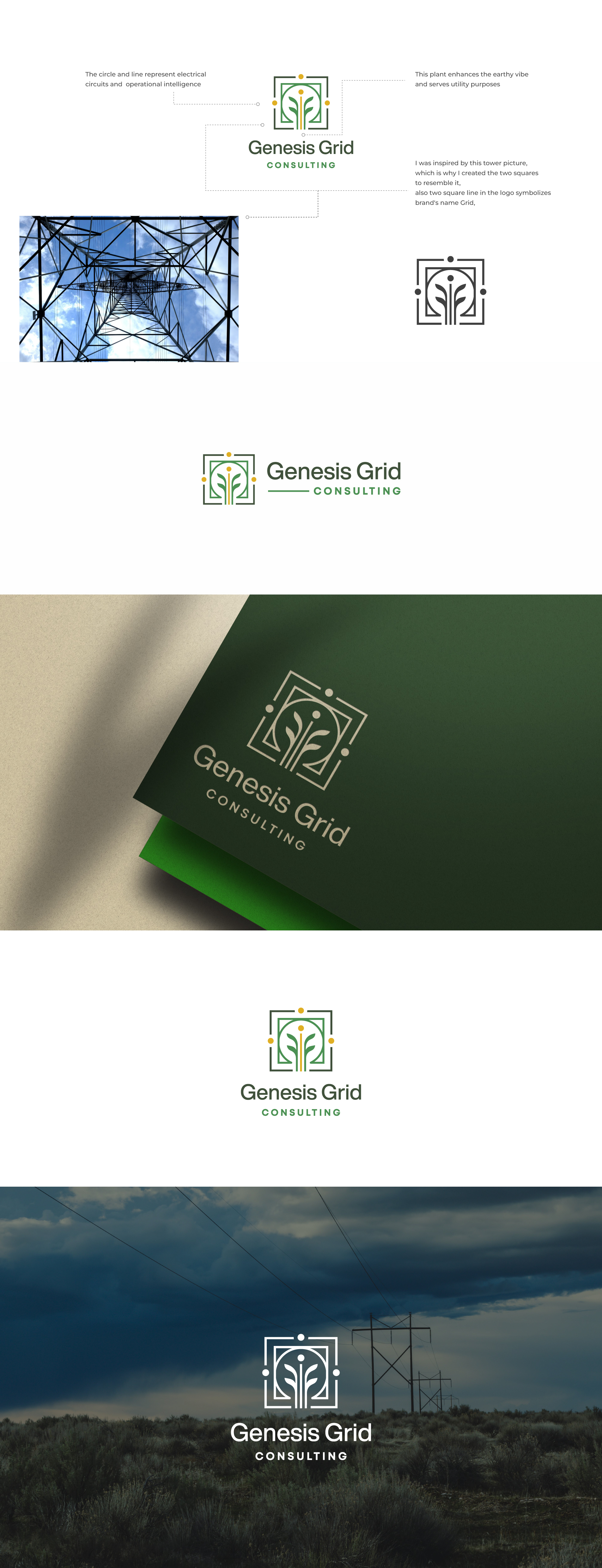 Logo-Design von Moon Design. für Genesis Grid Consulting | Design #33163419