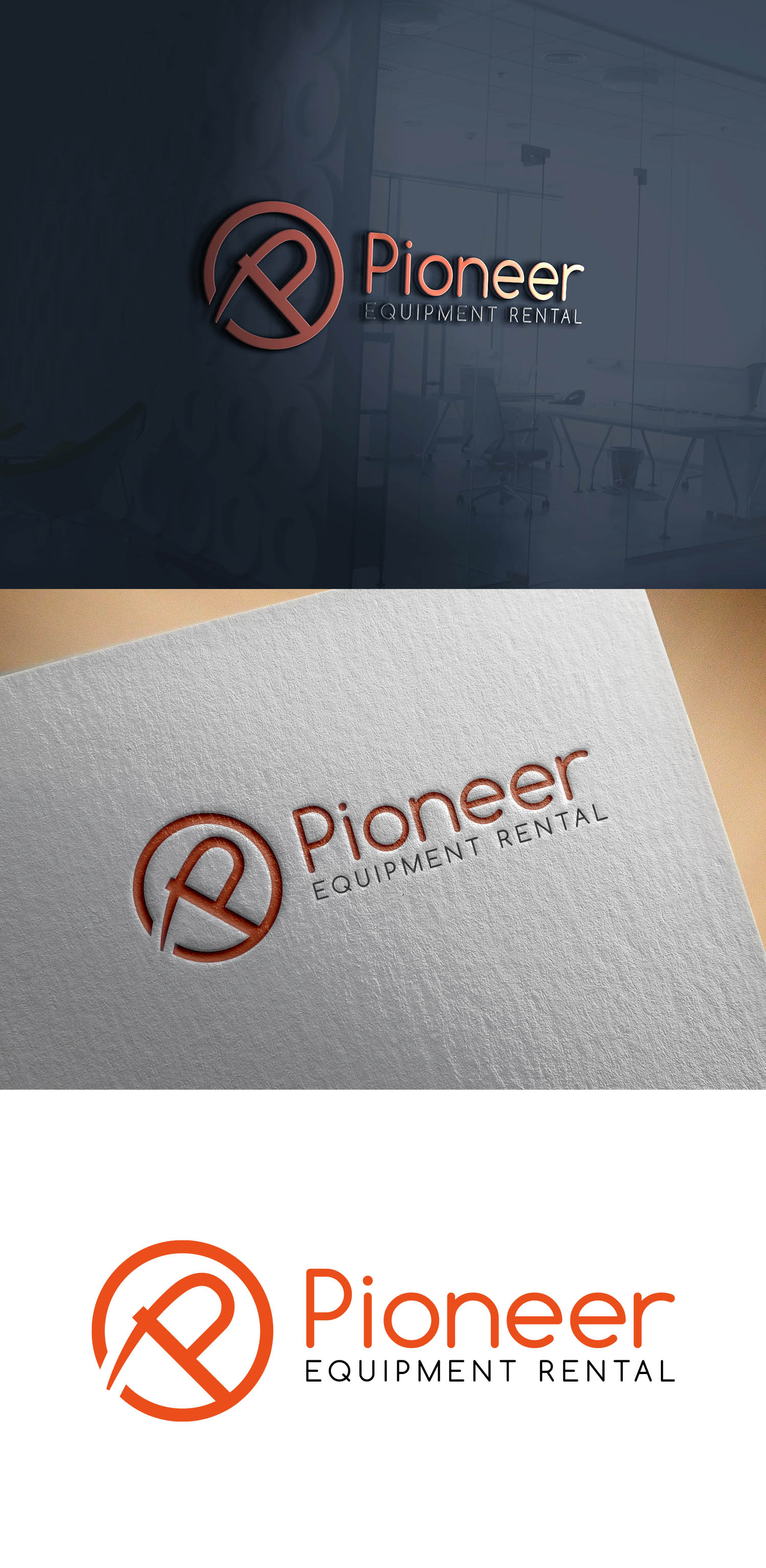 Logo Design by sariaka for Pioneer Equipment Rental | Design #33155029