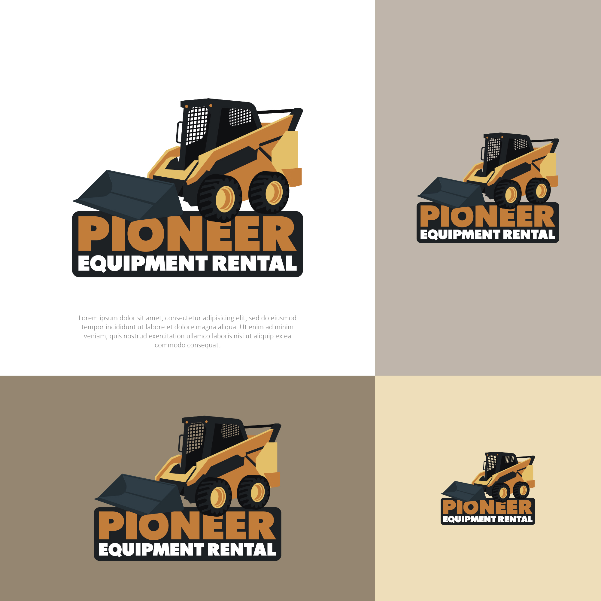 Logo Design by Transformed Design Inc. for Pioneer Equipment Rental | Design #33157287