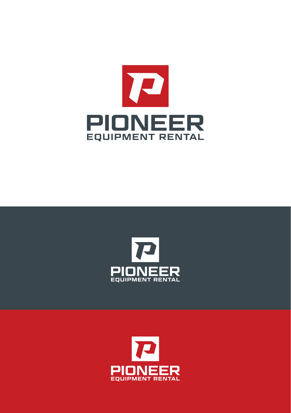 Logo Design by MX-Design for Pioneer Equipment Rental | Design #33169335