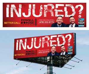 Billboard Design by ngupo for Law Offices of David L Powell, PLLC | Design: #33157869
