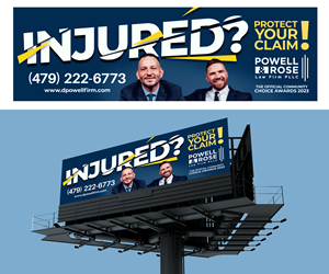 Billboard Design by ngupo for Law Offices of David L Powell, PLLC | Design: #33162869