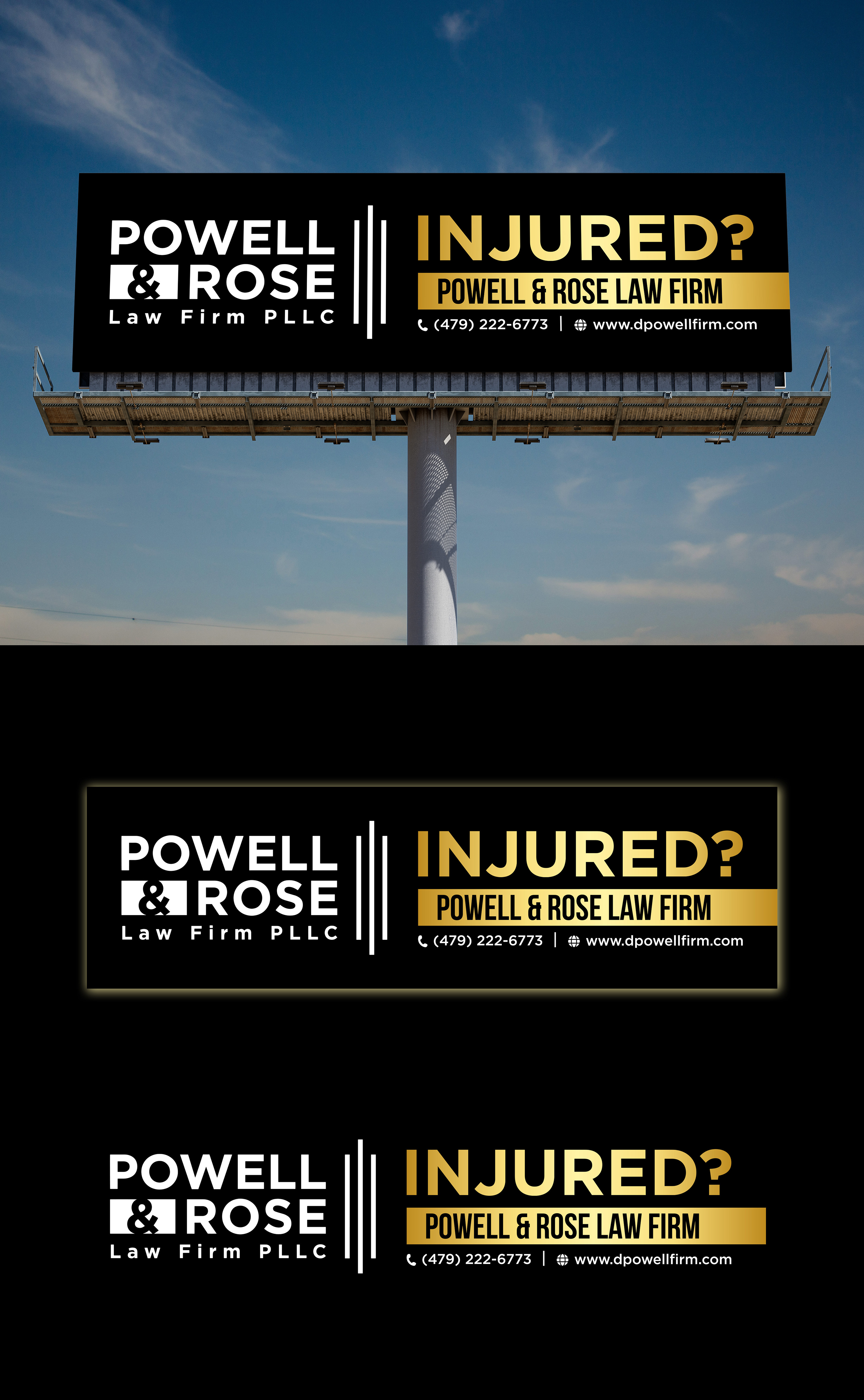 Billboard Design by Deep-Sign for Law Offices of David L Powell, PLLC | Design #33164492