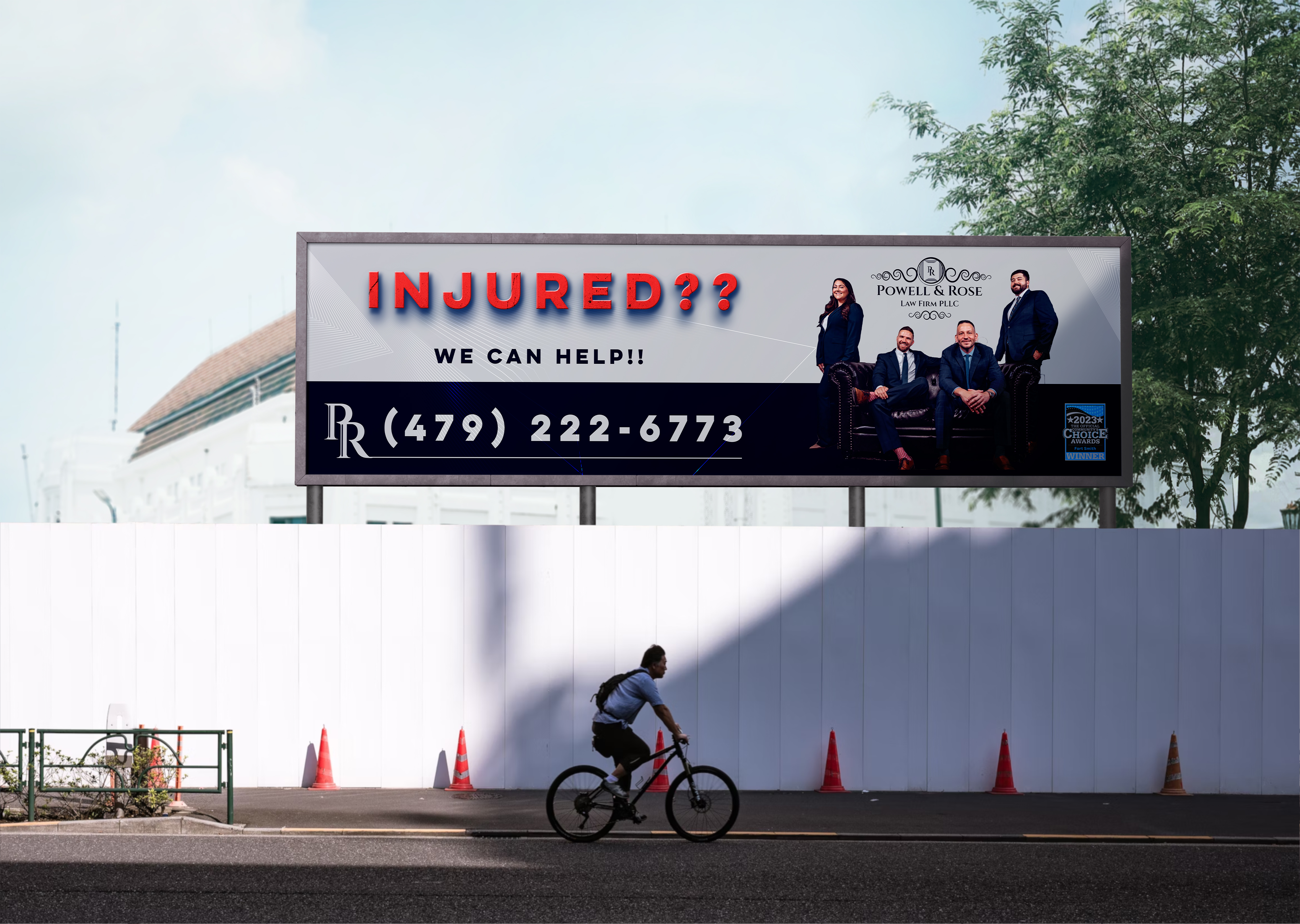 Billboard Design by nirmla450 for Law Offices of David L Powell, PLLC | Design #33167371