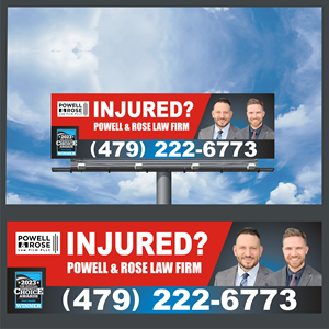 Diseño de Cartelera por All art para Law Offices of David L Powell, PLLC | Diseño: #33156519
