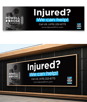 Diseño de Cartelera por Will M. para Law Offices of David L Powell, PLLC | Diseño: #33154775