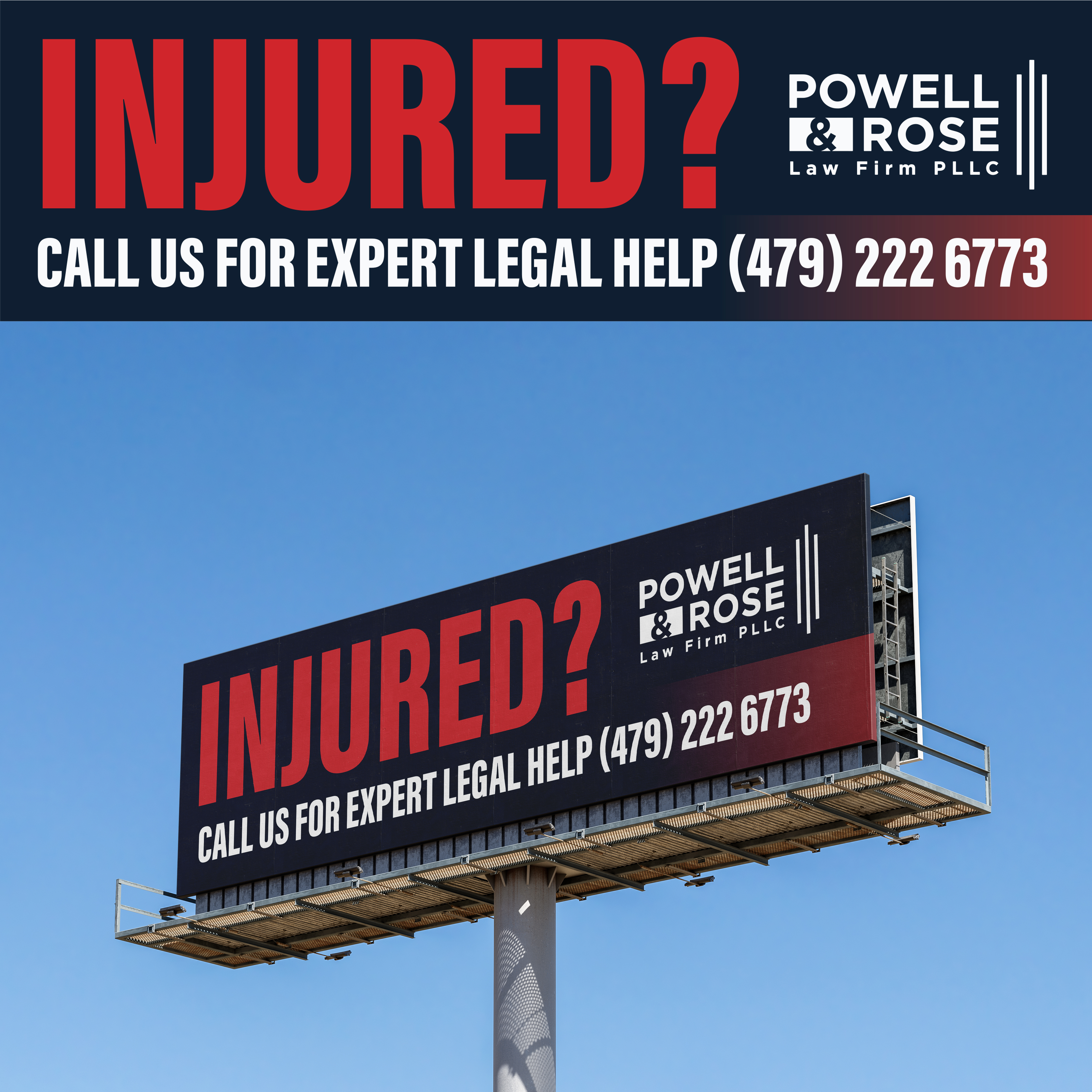 Billboard Design by Design Grind for Law Offices of David L Powell, PLLC | Design #33170601
