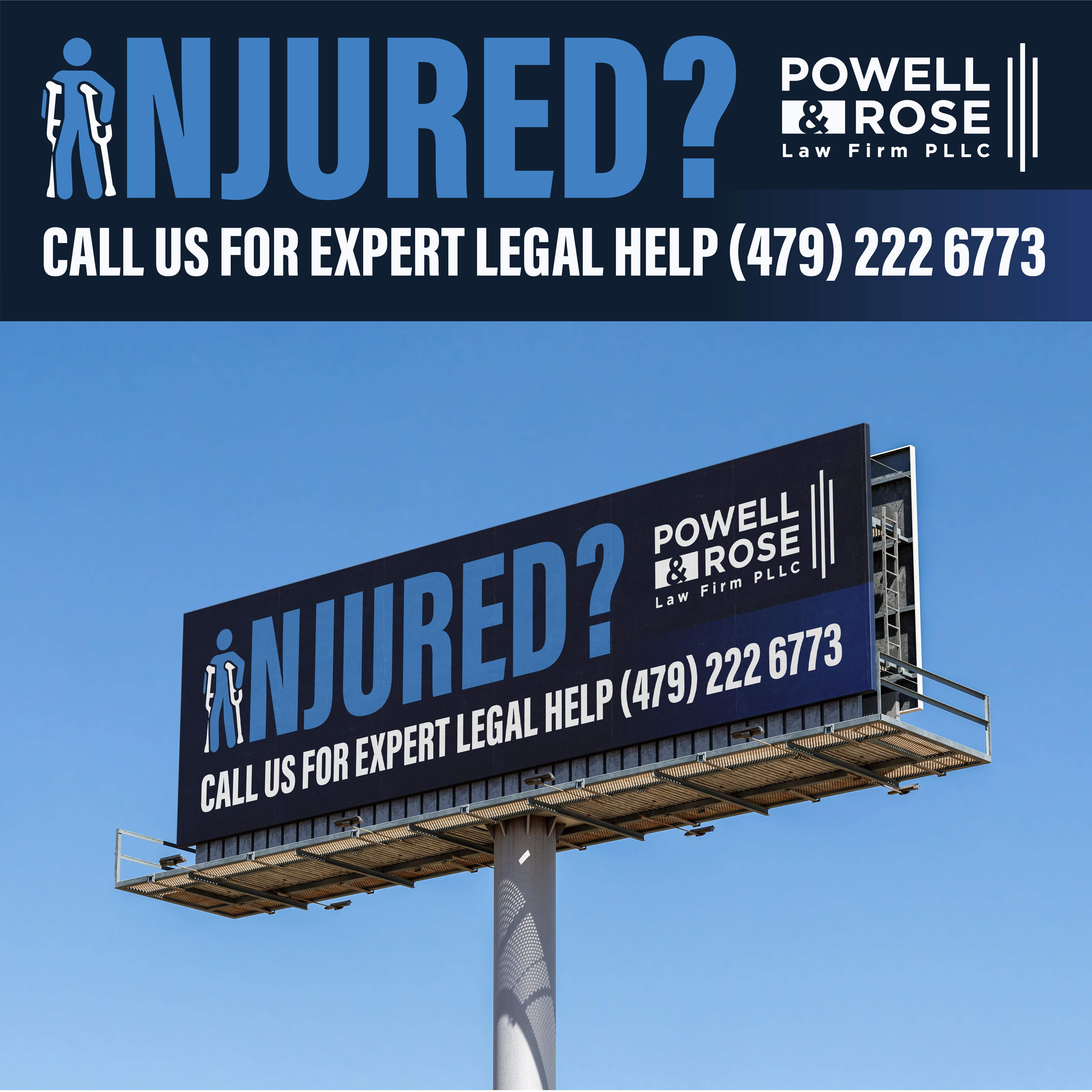 Billboard Design by Design Grind for Law Offices of David L Powell, PLLC | Design #33170647
