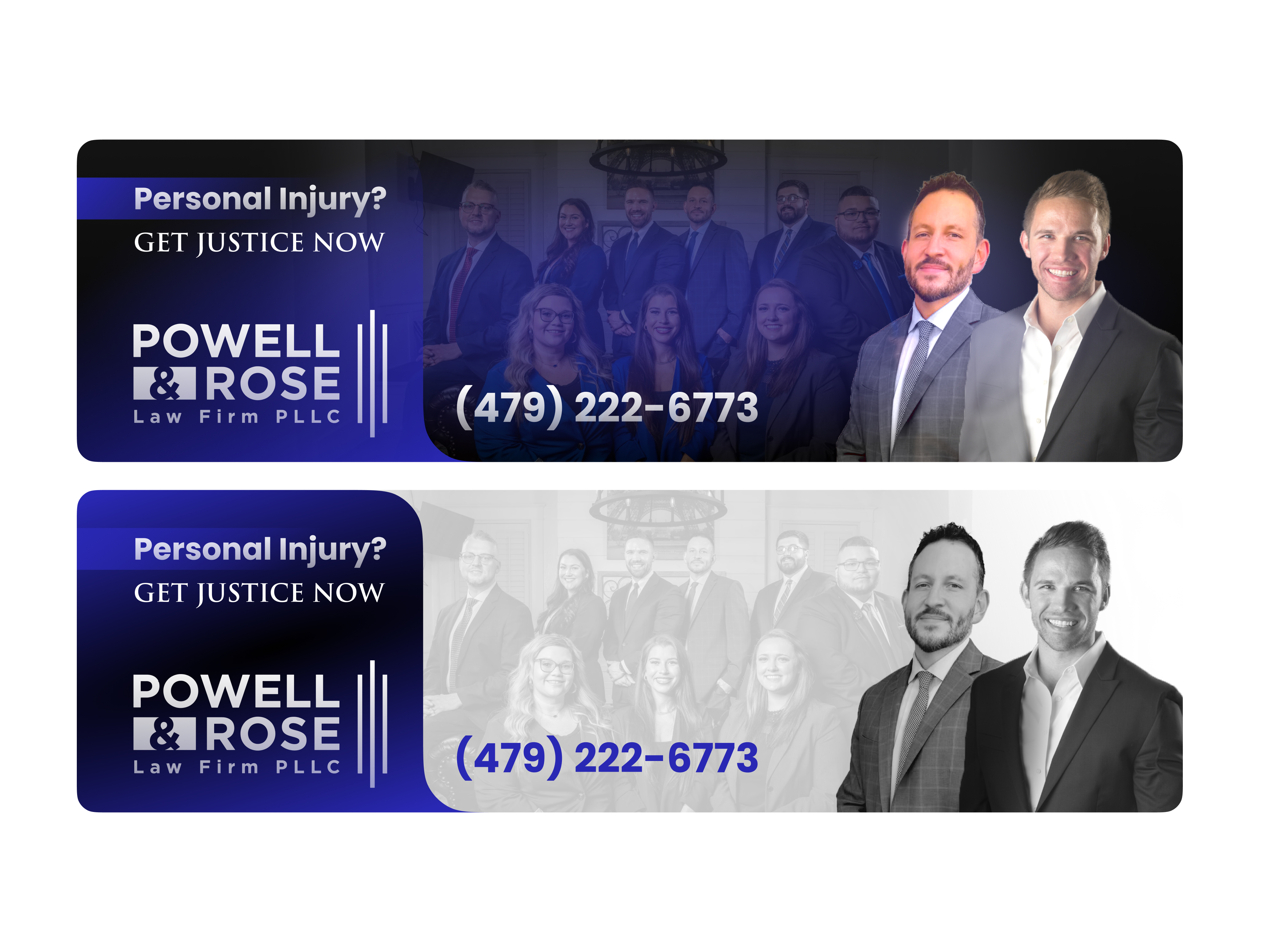 Werbetafel-Design von Usman_UI für Law Offices of David L Powell, PLLC | Design #33159029