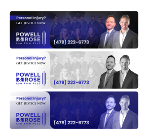 Billboard Design by Usman_UI for Law Offices of David L Powell, PLLC | Design: #33159763