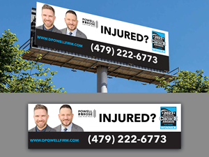 Diseño de Cartelera por Innovative Graphix para Law Offices of David L Powell, PLLC | Diseño: #33165129