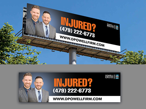 Diseño de Cartelera por Innovative Graphix para Law Offices of David L Powell, PLLC | Diseño: #33167094