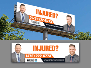 Diseño de Cartelera por Innovative Graphix para Law Offices of David L Powell, PLLC | Diseño: #33167236