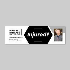 Werbetafel-Design von YourLogoMaster für Law Offices of David L Powell, PLLC | Design: #33163980