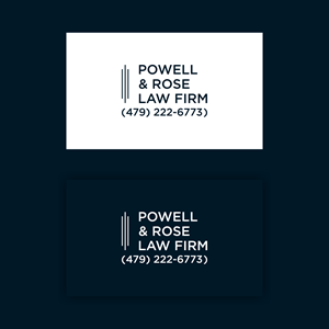 Design de Panneau par B.O_STUDIO pour Law Offices of David L Powell, PLLC | Design : #33170082
