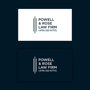 Design de Panneau par B.O_STUDIO pour Law Offices of David L Powell, PLLC | Design : #33170089