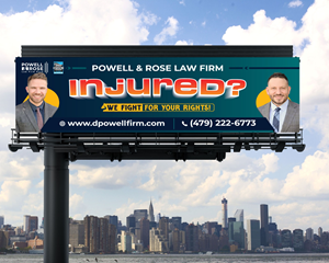 Werbetafel-Design von Design_Duo für Law Offices of David L Powell, PLLC | Design: #33161043