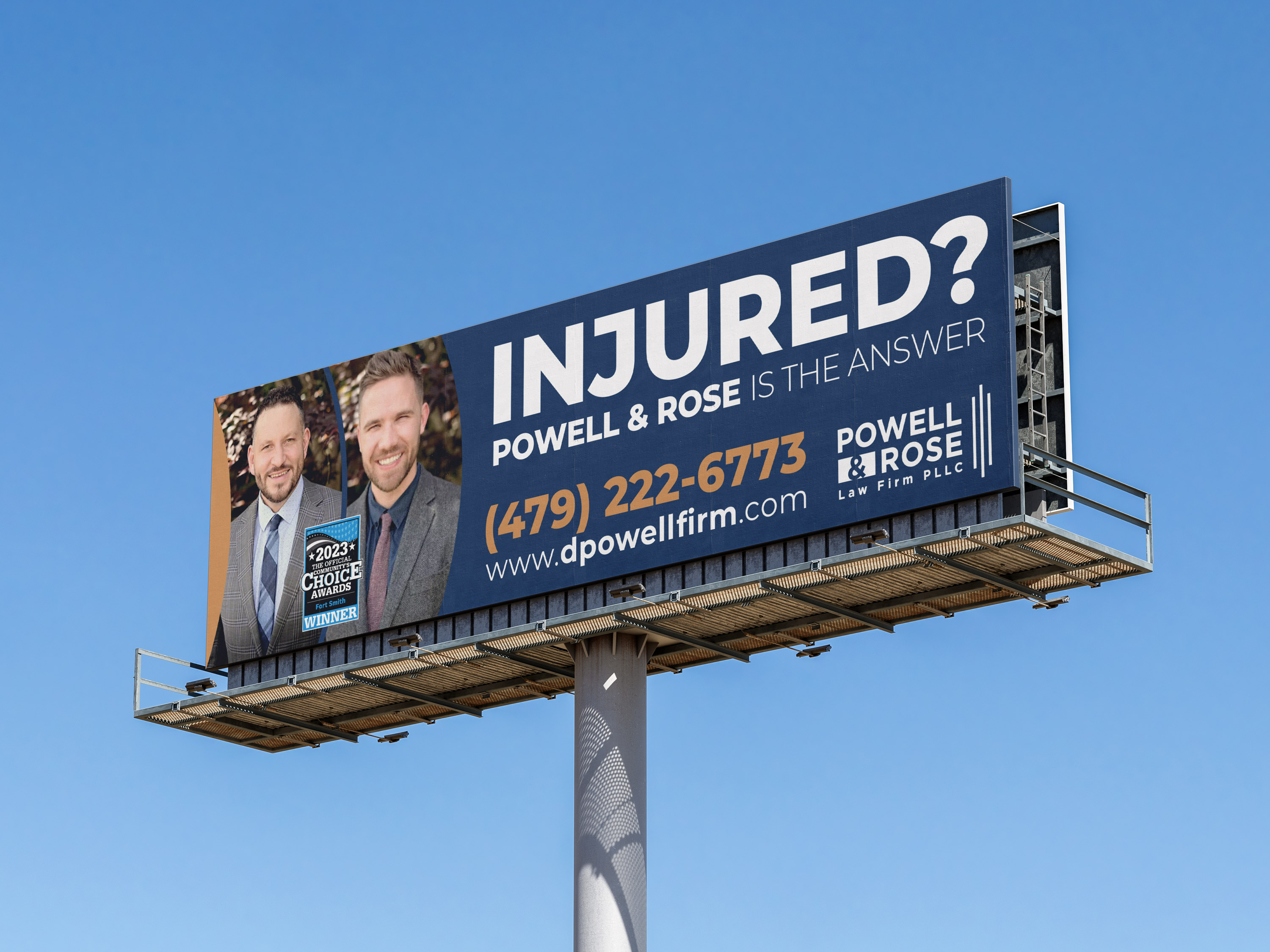 Billboard Design by Limonero DG for Law Offices of David L Powell, PLLC | Design #33159451
